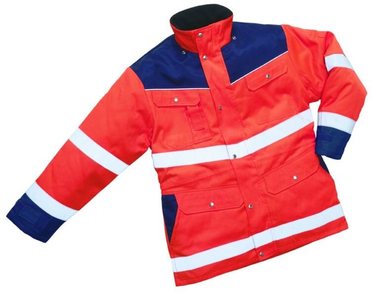 Parka en471 fluor-oranje/mar    2el