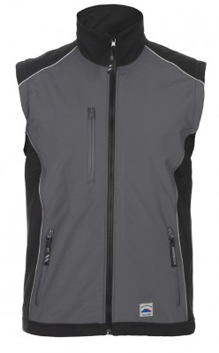 Bodyw. softshell valthe grys/zw.4XL