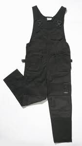 Amer overall met kniezak zwart   54