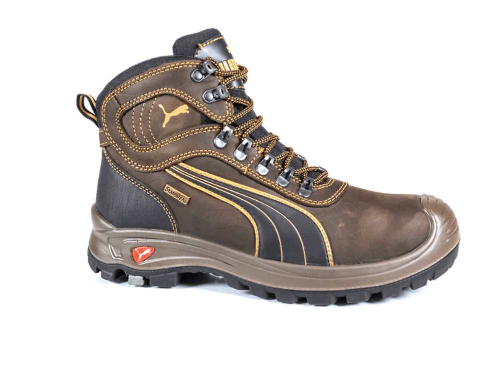 Puma schoen hg s3 zwart/bruin    41
