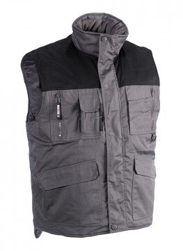 Donar bodywarmer grijs/zwart M