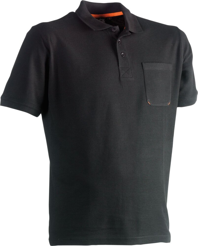 Leo polo shirt zwart 3XL