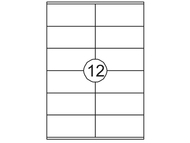 Etiket Quantore 105x48mm 1200 stuks