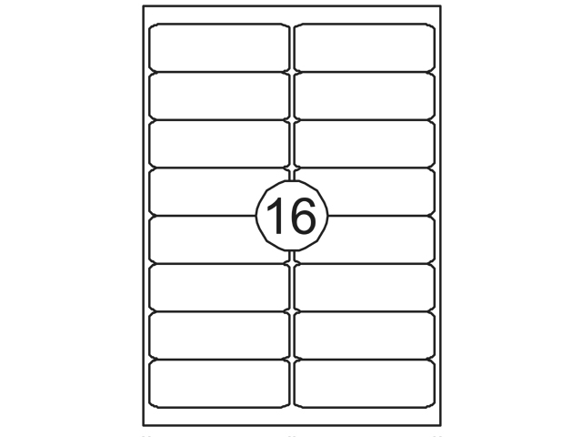 Etiket Quantore 99.1x33.9mm 1600 stuks