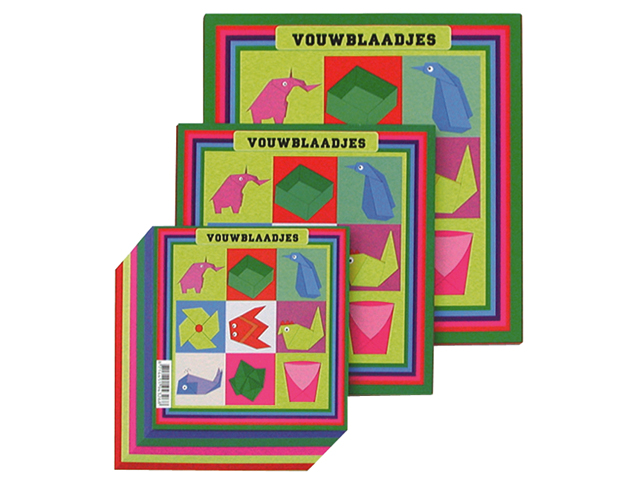 vouwblaadjes vierkant 16x16cm