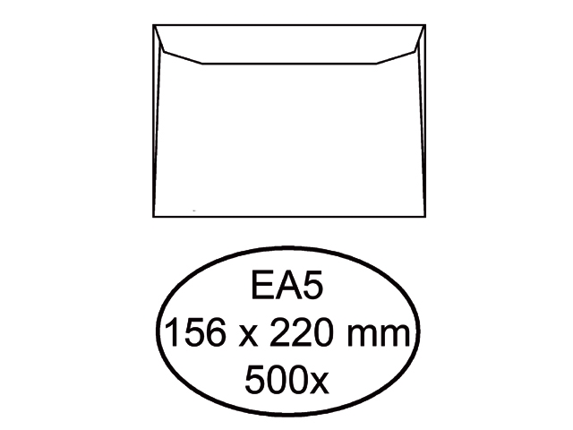 Envelop Quantore bank EA5 156x220mm wit