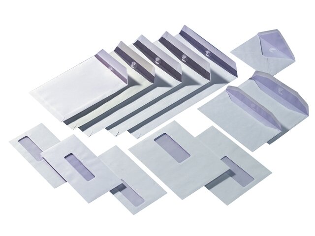 Envelop Quantore 156x220mm venster 4x11cm
