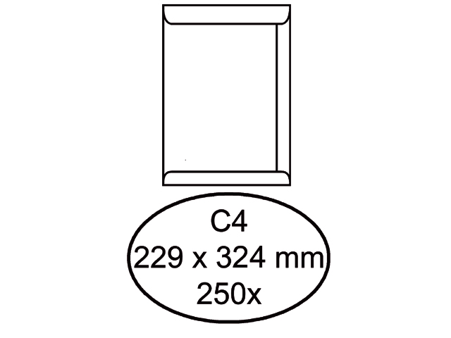 Envelop Quantore akte C4 229x324mm wit
