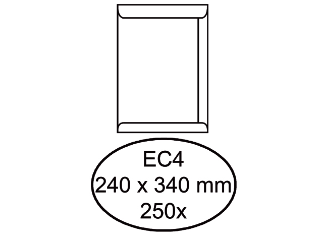 Envelop Quantore akte EC4 240x340mm wit