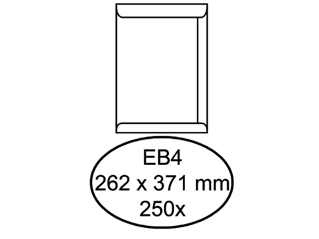 Envelop Quantore akte EB4 262x371mm wit