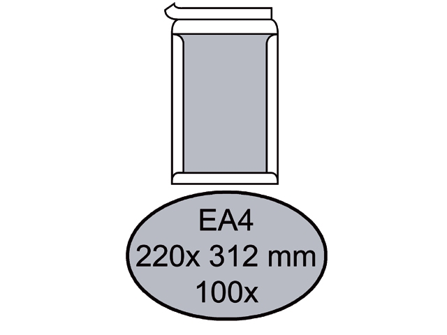 Envelop Quantore bordrug EA4 220x312mm