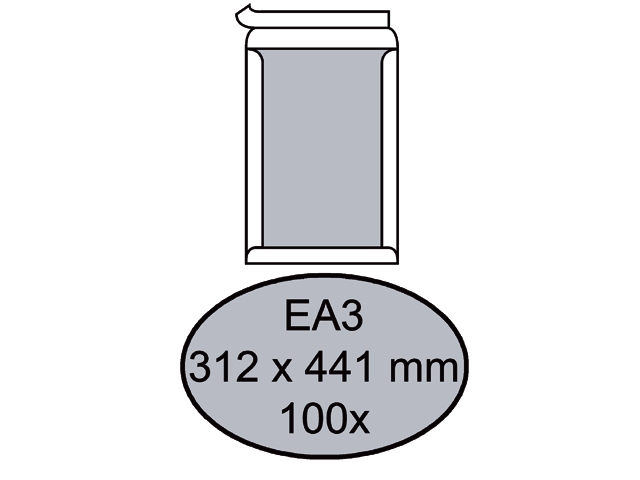 Envelop Quantore bordrug EA3 312x441mm