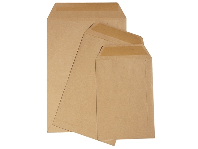 Envelop Quantore loonzak 95x145 70gr bruin