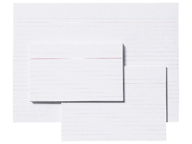 systeemkaart 100x150mm blanco