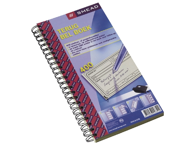 terugbelboek a5419-070 74x125mm 400x2v
