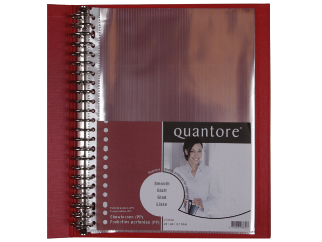 Showtas Quantore A4 23-gaats PP 0.11 glad
