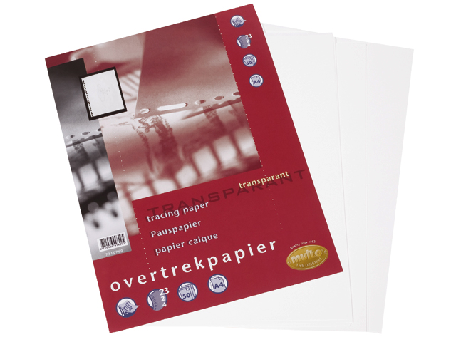 Multo overtrekpapier A4 23r 65gr 50vellen