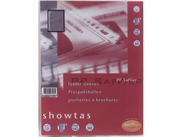 showtas multo a5 17r pp 0.14mm glad