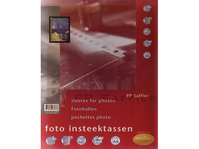 Fototas 23g 20x15cm 2 vakken     A5