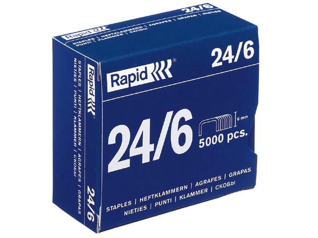 Nieten 24/6 gegalvaniseerd (5000)