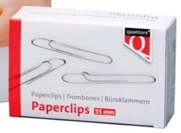 Paperclip Quantore R50 55mm lang 100 stuks