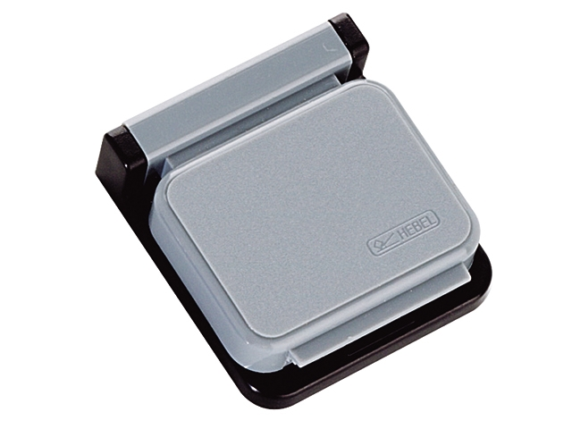 Hebel klemboy magnetisch grijs