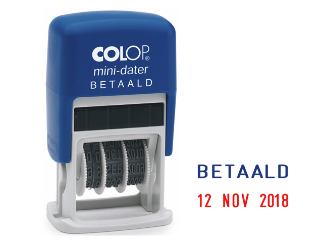 Woord-datumstempel s160b betaald
