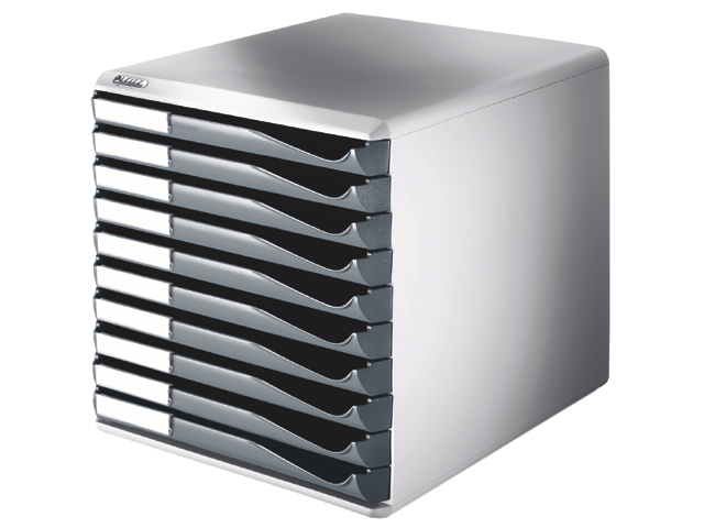 ladenbox leitz 5281 10ldn grijs