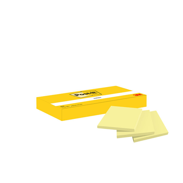 Memoblok 3m post-it 38x51mm geel(3)