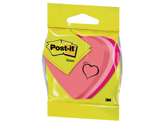 memoblok 3m post-it 2007h minikubus hart