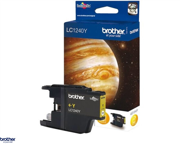 Brother inktcartridge lc-1240  geel