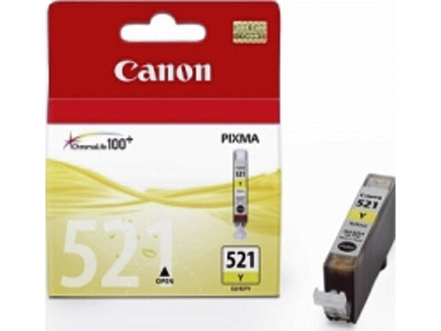 Canon inktcartridge cli-521 geel