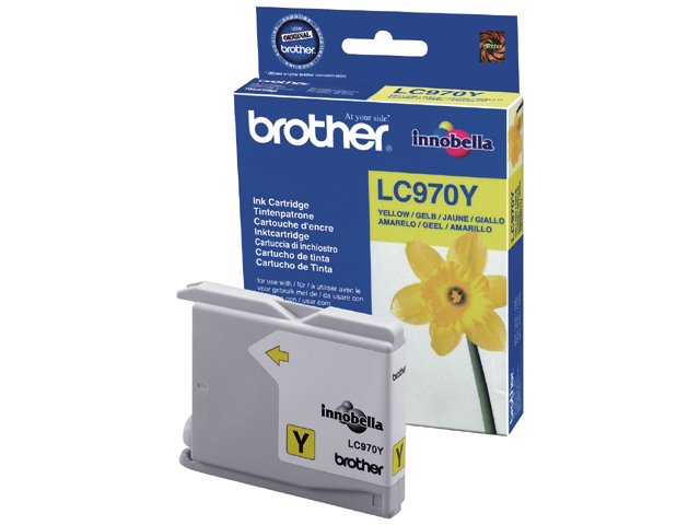 Inktcartridge brother lc970y geel