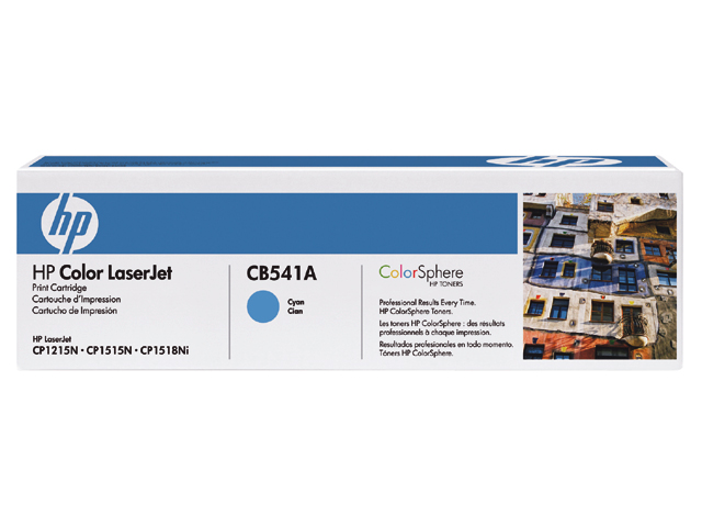 Hp cartridge cb541a      blauw