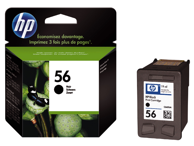 Hp inktcartridge zwart c6656ae