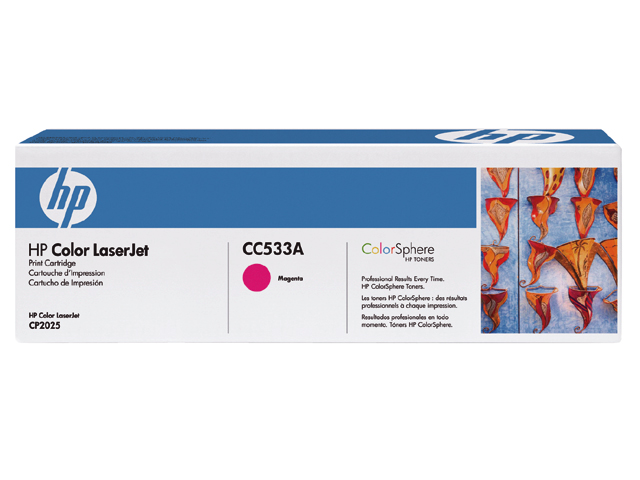 Tonercartridge hp cc533a rood