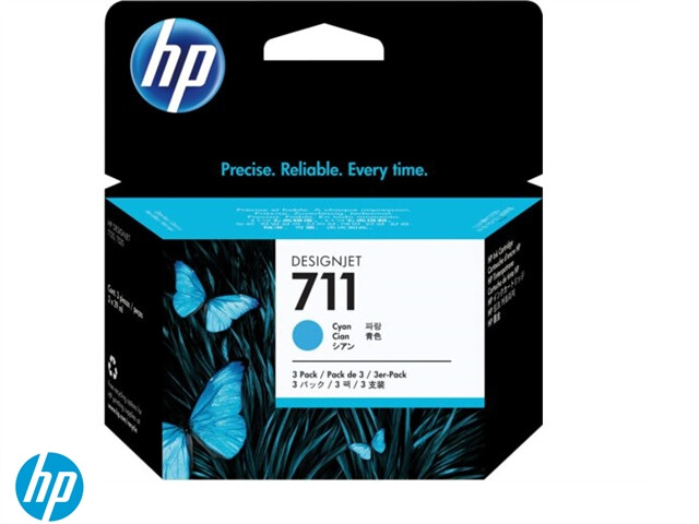 Hp inktcartridge cz134a 711xl blauw