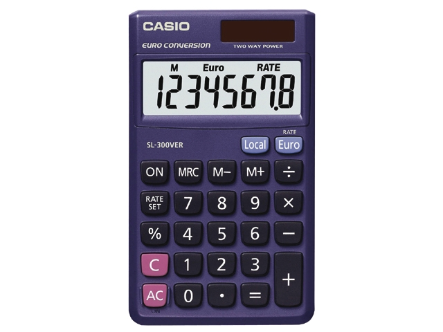 rekenmachine casio sl300ver