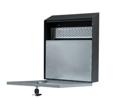Wandasbak BRASQ 32x26cm zwart