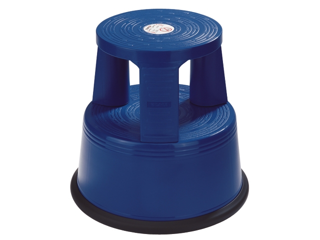 Opstapkruk rollastep plastic  blauw