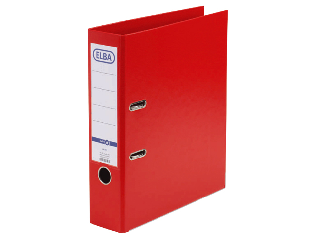 Elba ordner smart pp rood   a4 80mm