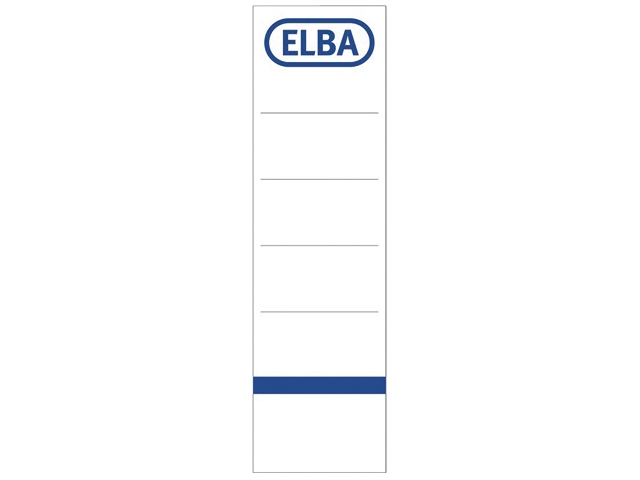 Rugetiket elba rado 190x54mm wit