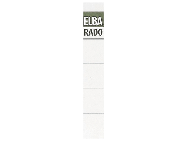 rugetiket elba rado 159x24mm wit