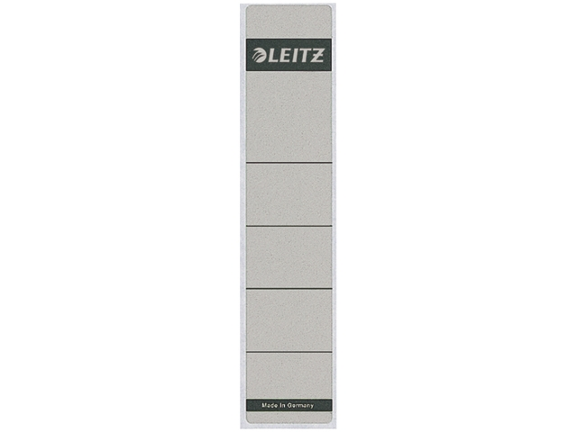 Ordner etiket lichtgrijs 38x192mm (10)
