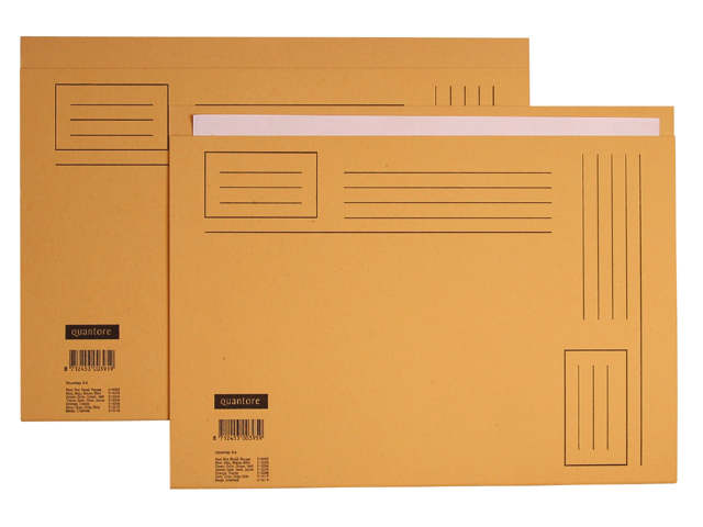 Vouwmap Quantore Folio ongelijke zijde 250gr
