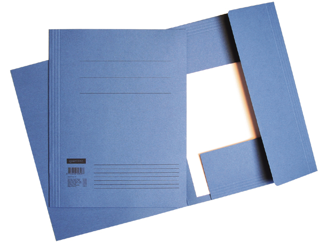 Dossiermap Quantore A4 300gr blauw