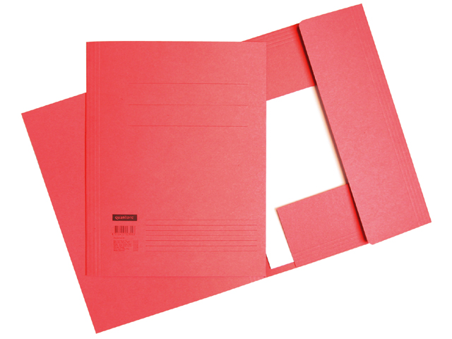 Dossiermap Quantore folio 300gr rood