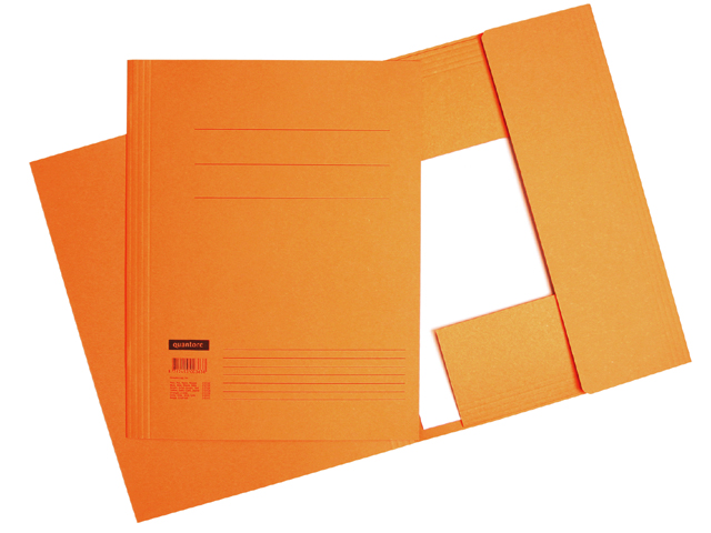Dossiermap Quantore folio 300gr oranje