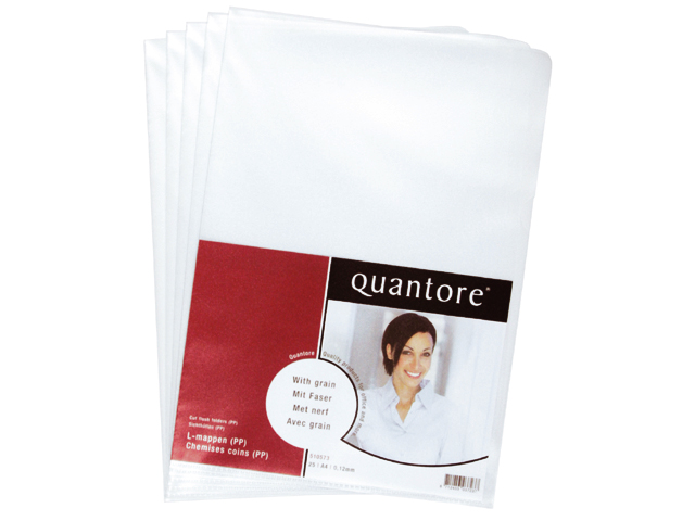 Insteekmap L-model Quantore A4 PP 0.12mm glad