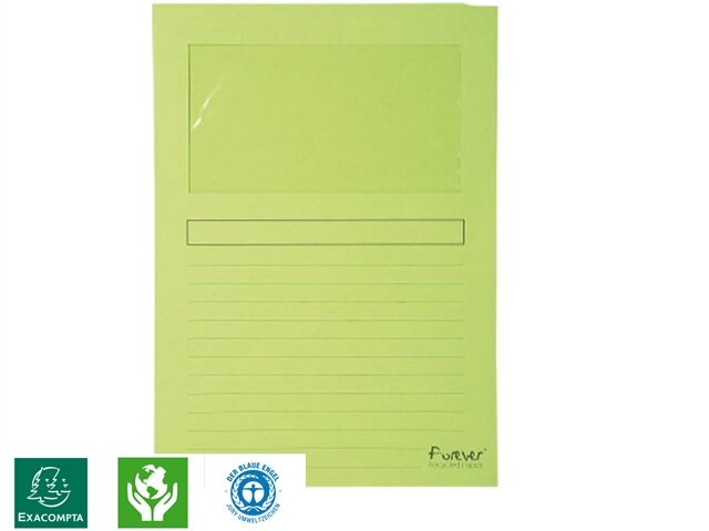 Insteekmap l-model+venster l.groen